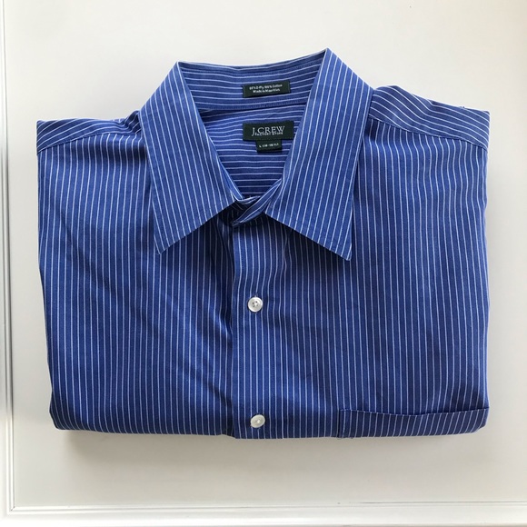 J. Crew Other - Men’s Large JCrew Blue Striped Dress Shirt